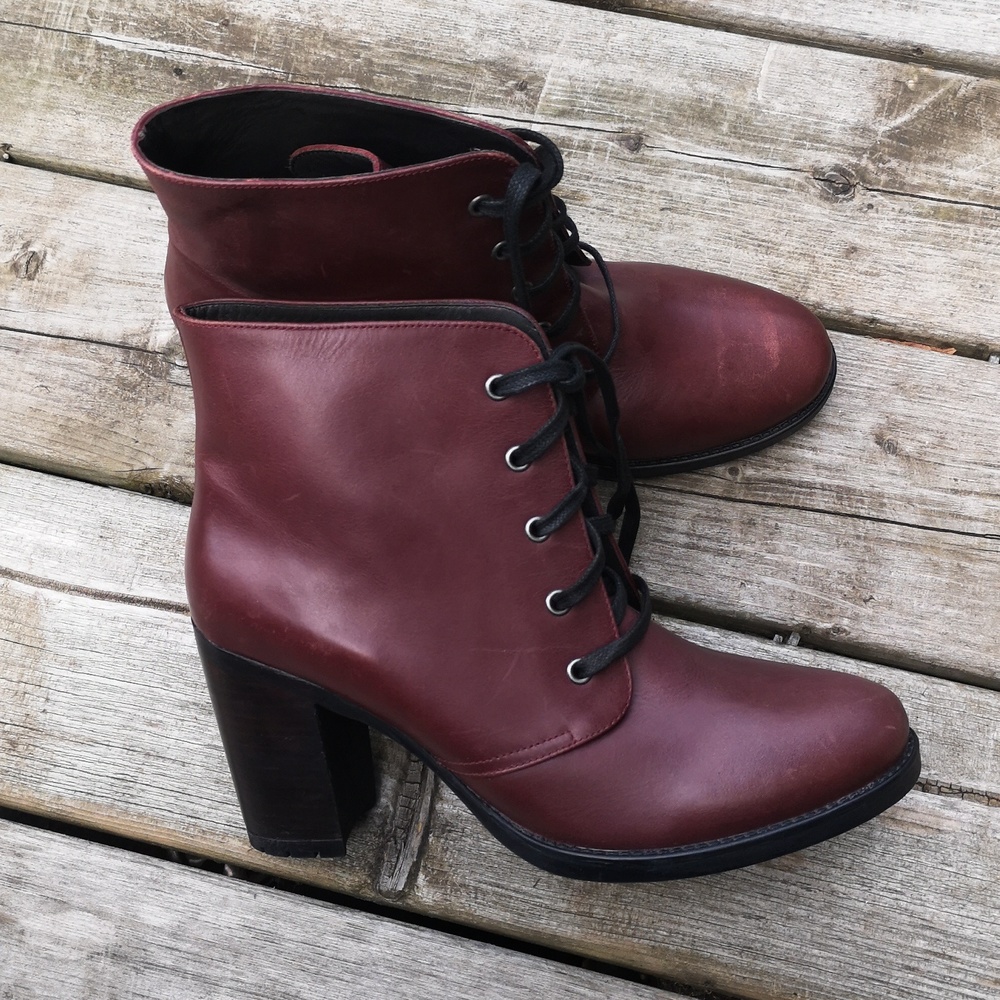 Biotime heeled ankle boots